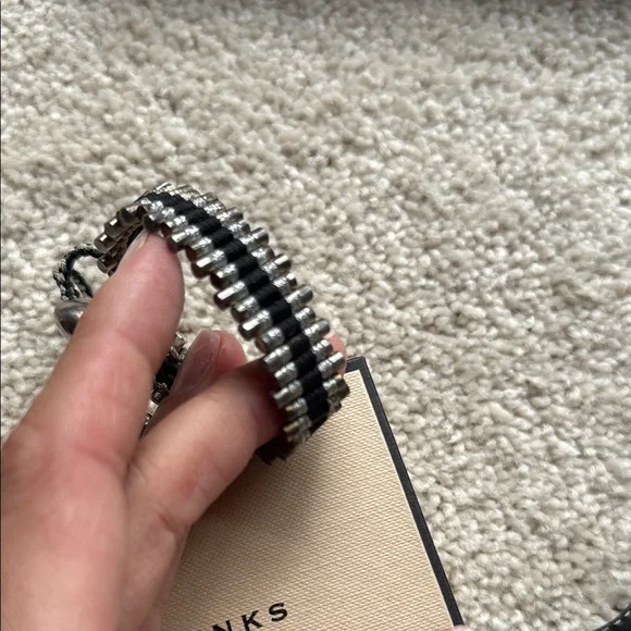 LINKS OF LONDON sterling silver and silver grey Bracelet - Picture 2 of 3